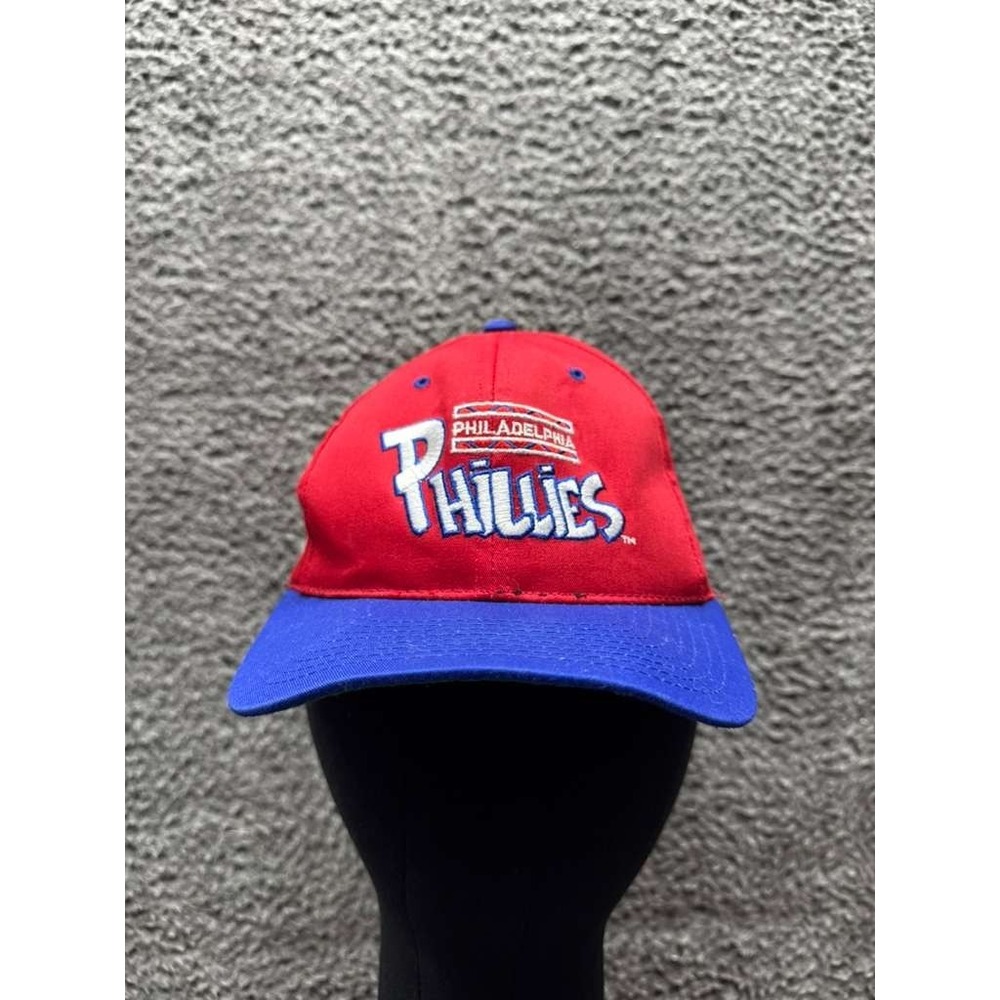 Vintage Annco Philadelphia Phillies MLB Strapback Baseball Cap Adults One Size